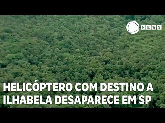 Helicóptero com destino a Ilhabela desaparece no litoral