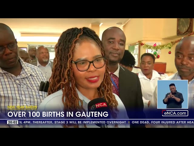 New years babies | Over 100 births in Gauteng
