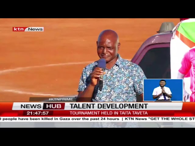 A section of Taita Taveta leaders organize a a tournament set to promote talents among youth