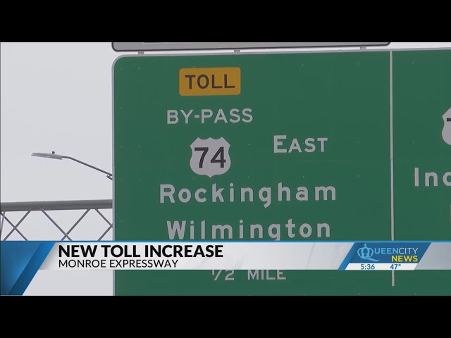 Tolls on Monroe Expressway now more expensive