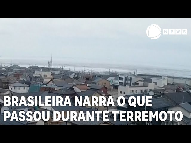 Brasileira que mora no Japão narra o que passou durante o terremoto