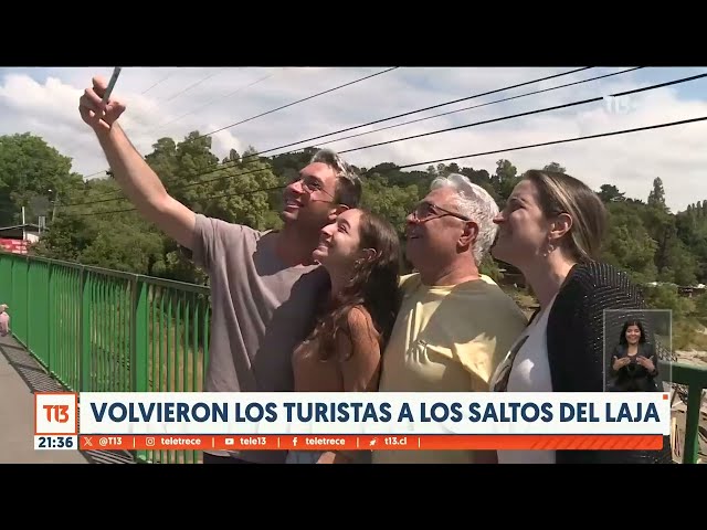 Volvieron los turistas a los Saltos del Laja