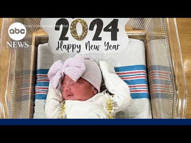 First baby born in the new year