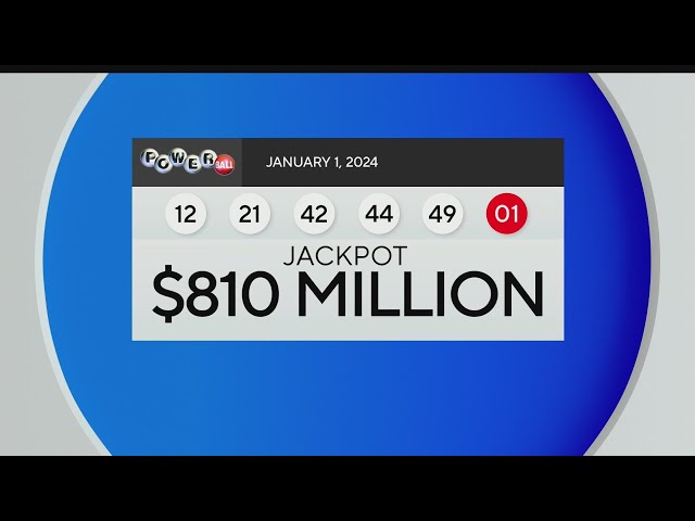 Powerball winning numbers drawn for $810 million jackpot