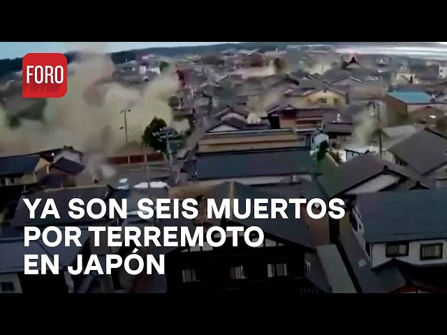 Se eleva a 6 la cifra de muertos por terremoto magnitud 7.6 en Japón - Las Noticias