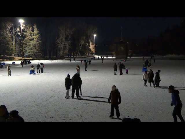 Bowness Park in Calgary offers winter fun activities