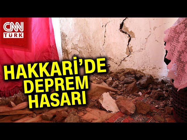 Hakkari'de Depremler Sonrası Oluşan Tablo Ürküttü! #Haber