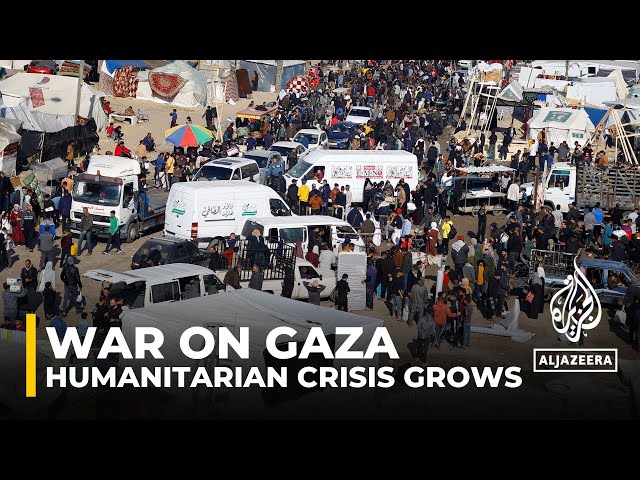 Humanitarian crisis in Gaza worsens due to relentless Israeli bombardments