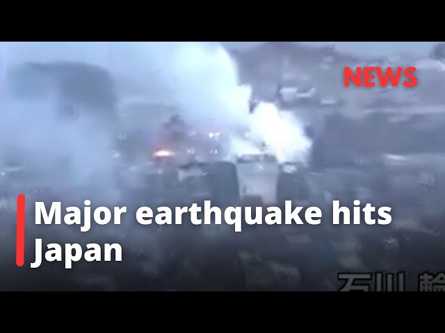 Major earthquake hits Japan