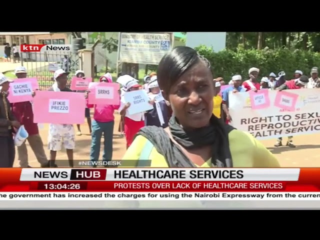 Kihara Residents Protest Over Lack of Healthcare Services at Kihara Level 4 Hosptial