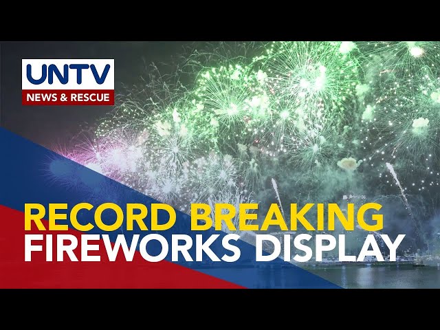 Abu Dhabi at UAE, nasungkit ang 5 Guinness titles para sa fireworks display at live drone show