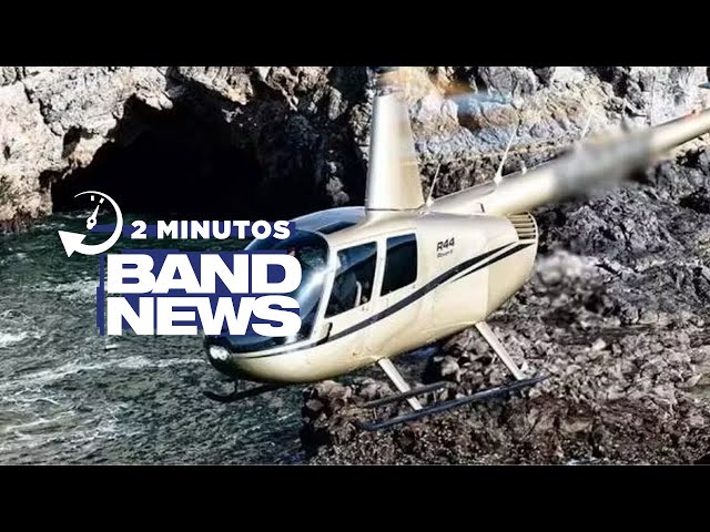 BandNews em 2 Minutos (02/01/24 - Manhã) Força Aérea faz buscas por helicóptero desaparecido em SP