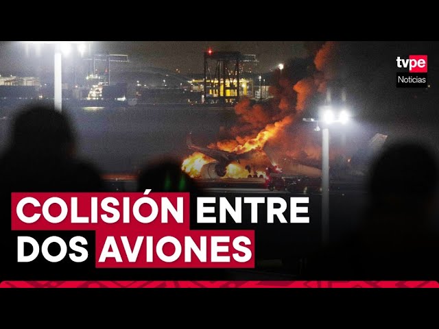 Japón: colisión entre dos aviones deja cinco desaparecidos