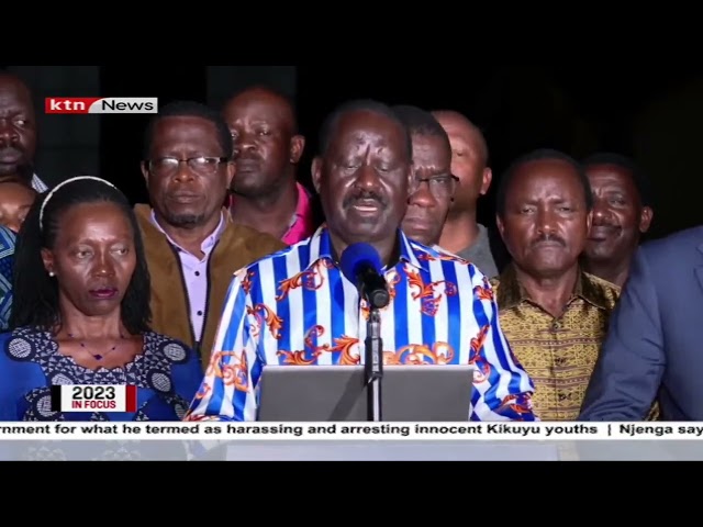 2023 in Focus: Raila Odinga's Ambitious Return to Challenge Those in Power