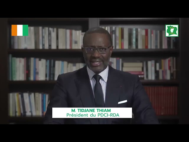 Côte d'Ivoire - Nouvel An 2024 : Message à la Nation de TIDJANE THIAM, Président du PDCI-RDA