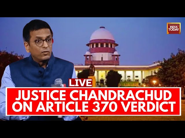 CJI DY Chandrachud LIVE: 'Not appropriate for me to...': Chief Justice Chandrachud On Arti