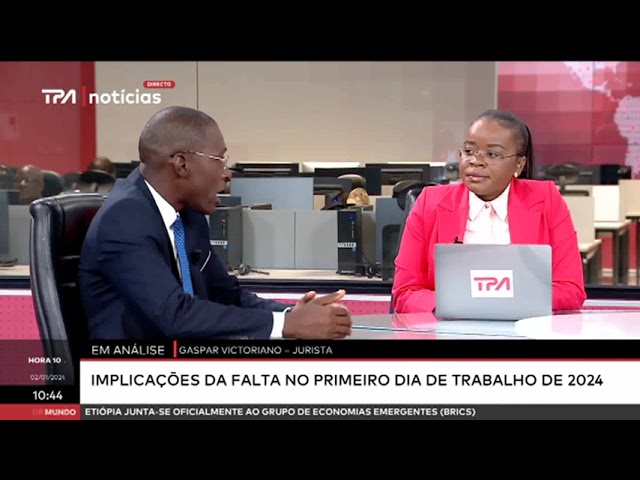 "Hora 10" Implicações da falta no primeiro dia de trabalho de 2024 - Jurista Gaspar Victor