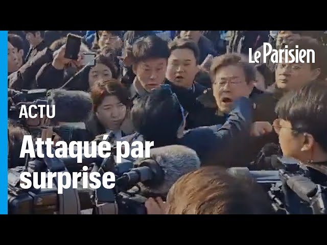 Corée du Sud : Lee Jae-myung, le chef de l’opposition, poignardé au cou