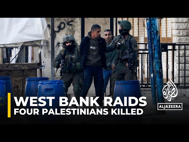 Four Palestinians killed in overnight Israeli raid in West Bank