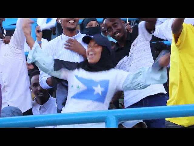 Taageerayaasha Galmudug oo wacdaro kusoo bandhigay Garoonka.