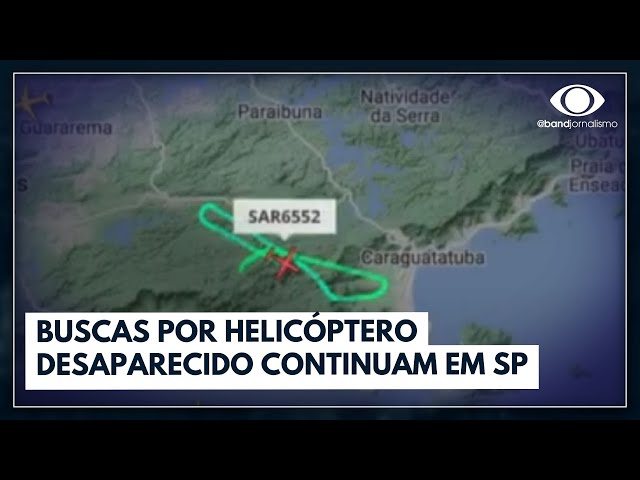 Buscas por helicóptero desaparecido continuam em SP | Bora Brasil