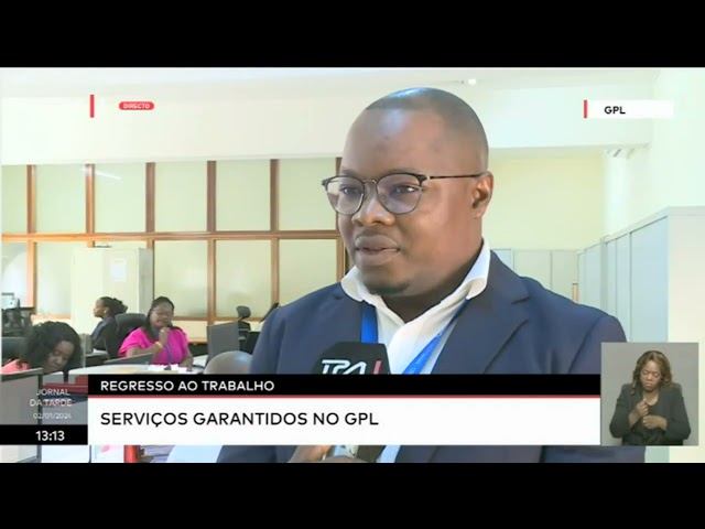 Regresso ao trabalho - Serviços garantidos no GPL