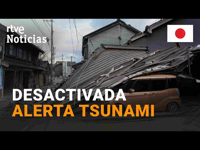 JAPÓN: BUSCAN a los DESAPARECIDOS por el TERREMOTO y AUMENTA RIESGO de DERRUMBES | RTVE Noticias