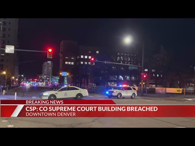 1 arrested after breach at Colorado Supreme Court building