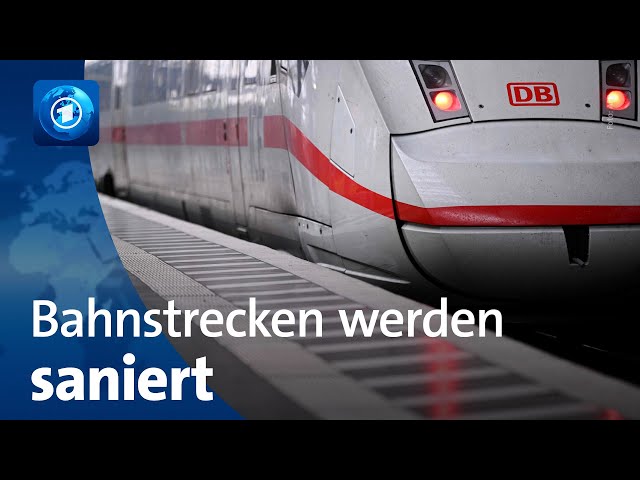 Bahnstrecke Frankfurt-Mannheim gesperrt