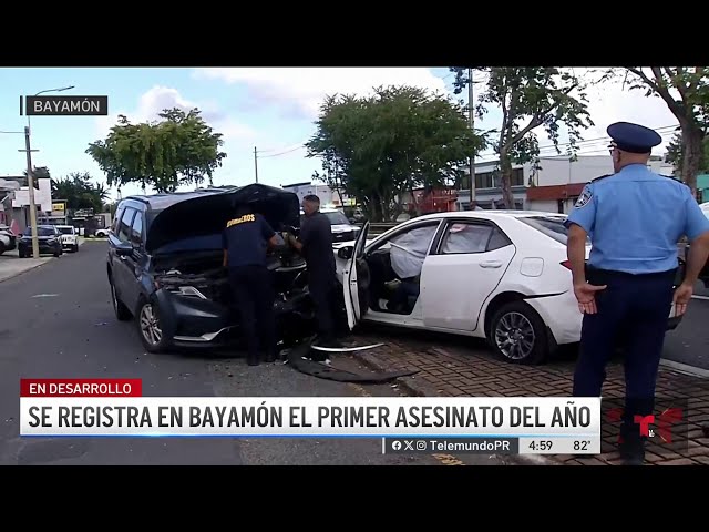 Investigan el primer asesinato del 2024 en Bayamón