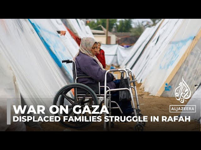 Displaced in Gaza’s Rafah: Families struggle with no food, water & medicine