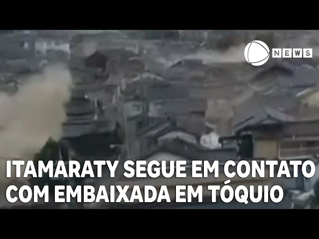 Itamaraty mantém contato com embaixada brasileira em Tóquio