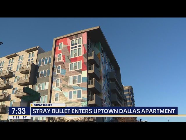 Stray bullet hits woman's Uptown Dallas apartment