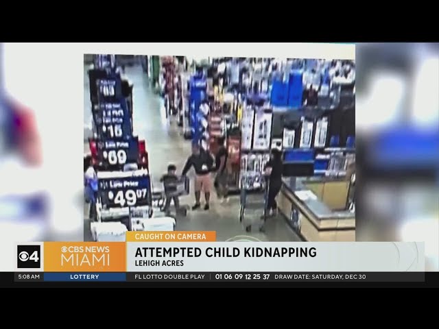 Man accused of trying to kidnap a child at a Florida Walmart