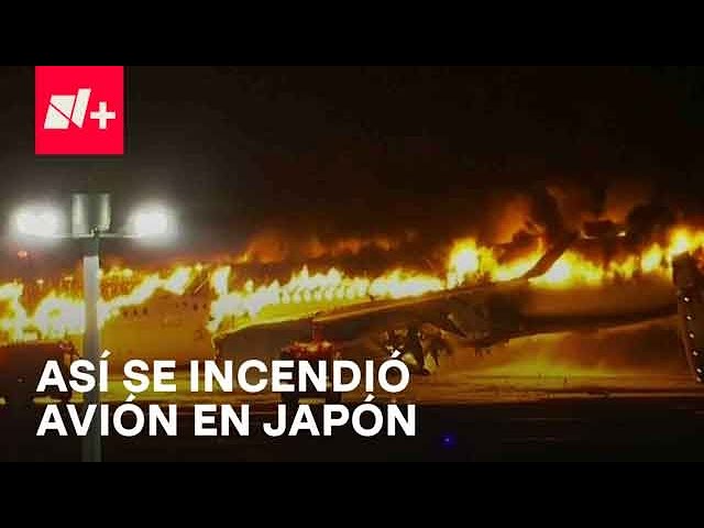 Incendio de avión de pasajeros en Tokio: ¿Qué ocurrió? - Despierta