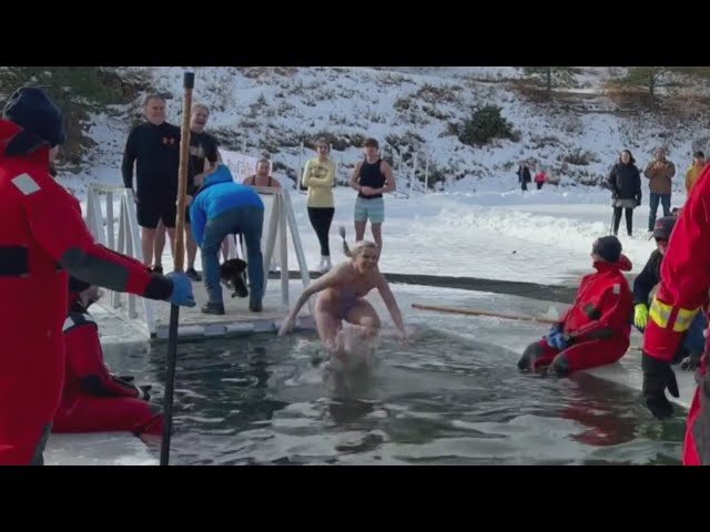 Evergreen Lake Plunge has its biggest polar plunge yet