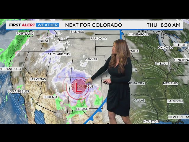 Colorado weather: A couple more days of mild and dry before snow pushes in