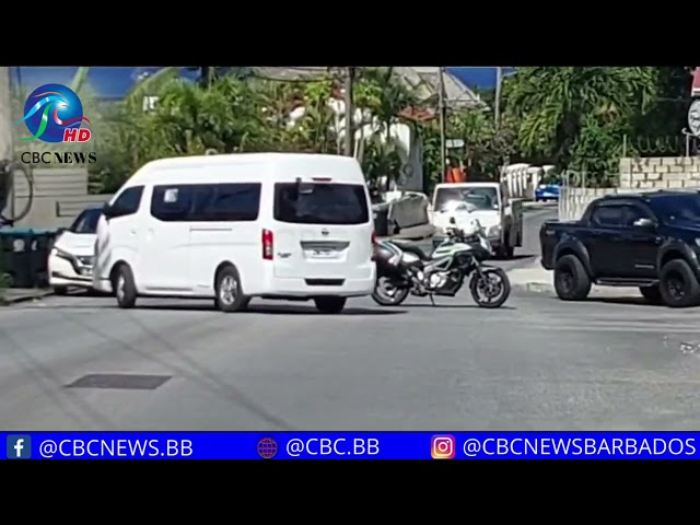 Collision leaves road impassable