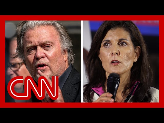 Hear what Steve Bannon said about Nikki Haley as Trump's possible VP