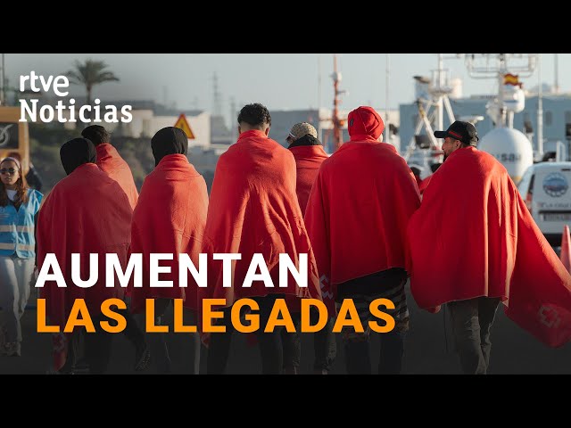 ⁣La INMIGRACIÓN IRREGULAR aumenta un 76% en 2023, con casi 53.000 llegadas  | RTVE Notcias