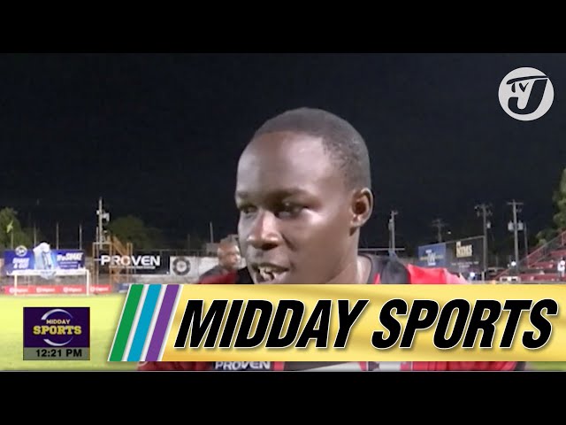 Fabian Reid Returns to Arnett Gardens from India | TVJ Midday Sports News