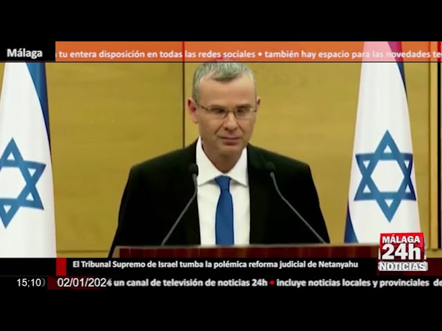 Noticia - El TS de Israel tumba la polémica reforma judicial de Netanyahu