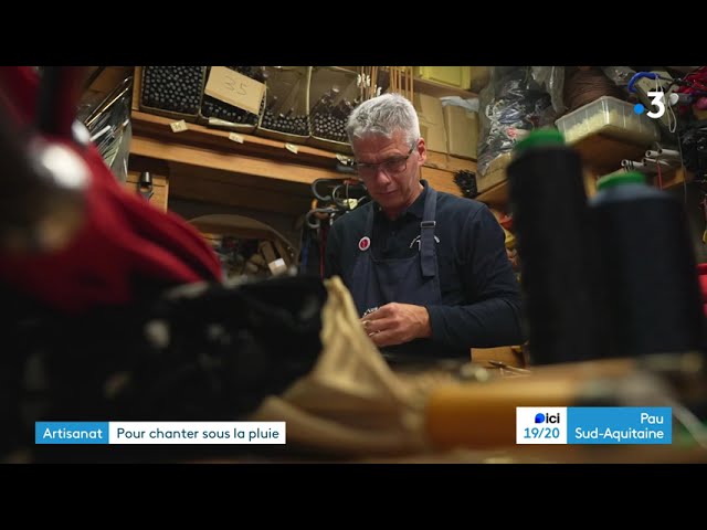 Pau : la dernière fabrique artisanale de parapluies de berger