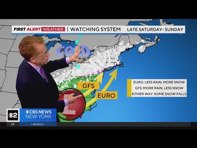 First Alert Weather: Tracking a possible weekend snowstorm