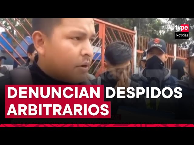 San Juan de Lurigancho: más de 200 serenos denuncian despidos arbitrarios