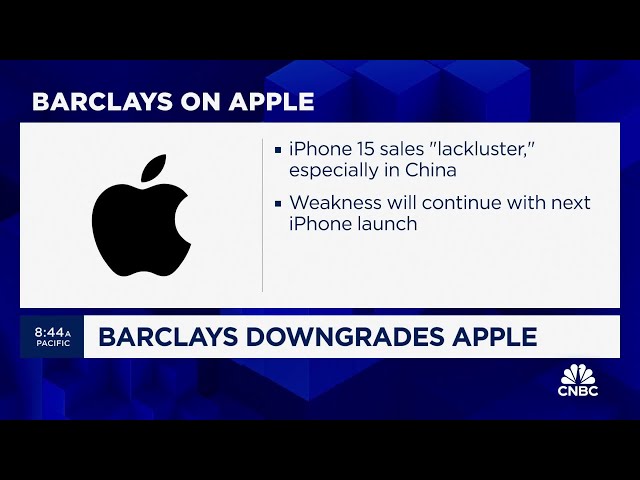 Barclays downgrades Apple: Here's what you need to know