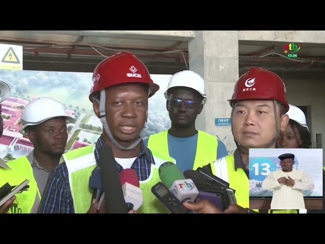 Le chantier de l'hôpital de référence de Bobo-dioulasso avance.