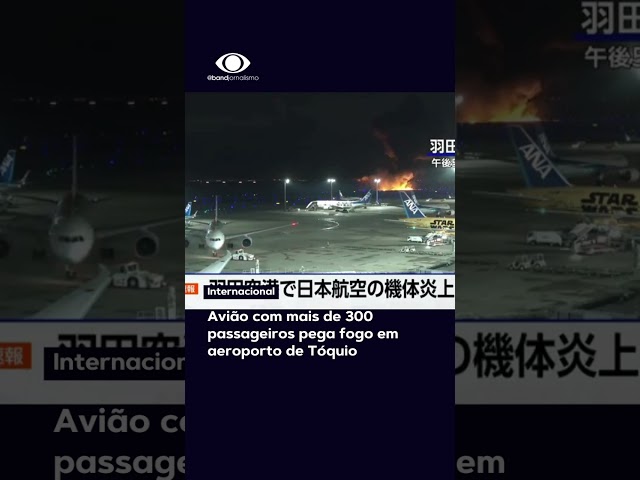 Avião colide com outra aeronave em aeroporto de Haneda, em Tóquio