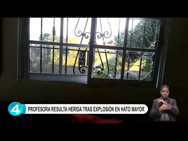 Profesora resulta herida tras explosión en Hato Mayor