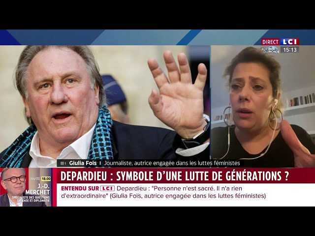 Depardieu, "monstre sacré" ? "Personne n’est sacré (...) Les violeurs ne sont pas des